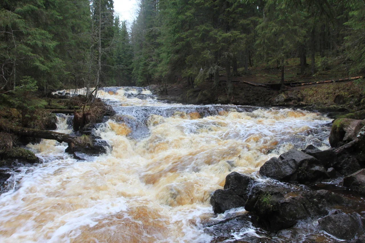 Рускеальские водопады Ахвенкоски