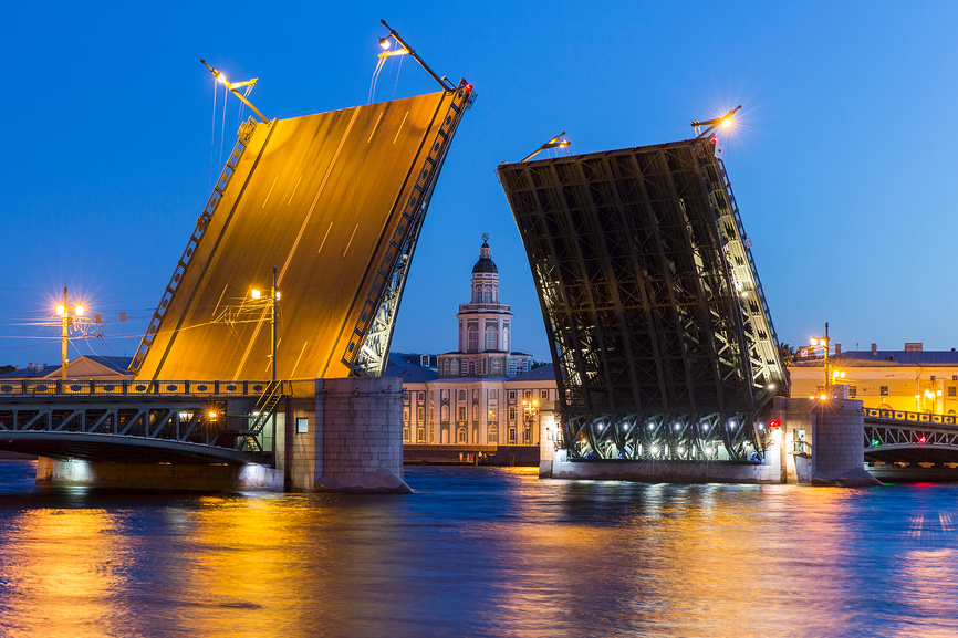Развод Дворцового моста