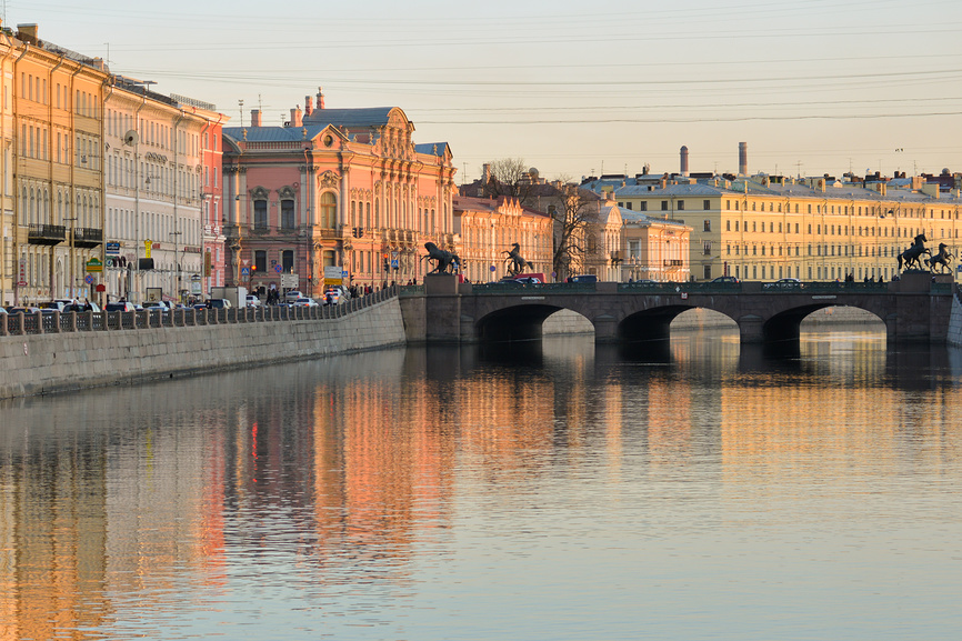 Мост через реку Фонтанка